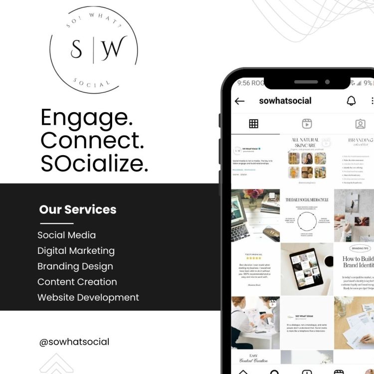 Sowhatsocial get noticed online with our social